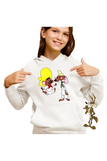 OEM Kids Girls' Speedy Gonzales Slowpoke Rodriguez Hoodie