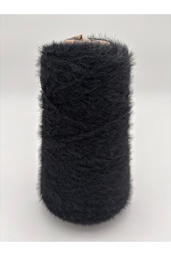 kumasfabrik 200g Hand Knitting Rabbit Hair Yarn/Scarf&Beret&Glove Yarn/Shawl,Sweater,Cardigan Yarn-Black