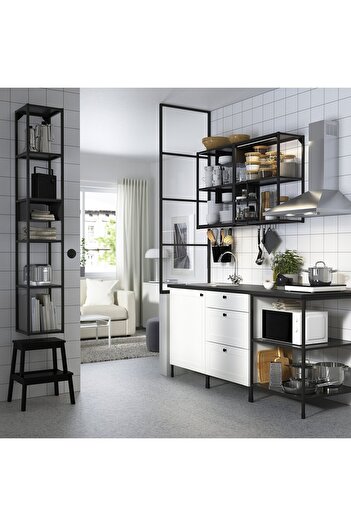 IKEA SKYDRAG LED Worktop/Wardrobe Lighting Strip With Sensor, Dimmable, Anthracite, 60cm