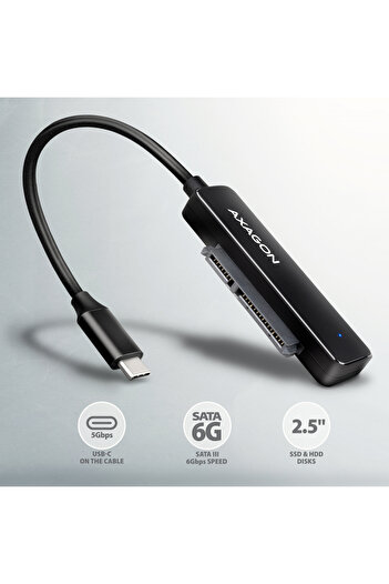 Other AXAGON USB-C 5Gbps - SATA 6G, 2.5"" SSD/HDD SLIM Adapter | ADSA-FP2C