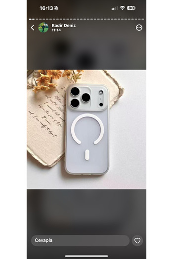 daystar Non-Yellowing Thin White Phone Case Compatible with iPhone 17 Pro