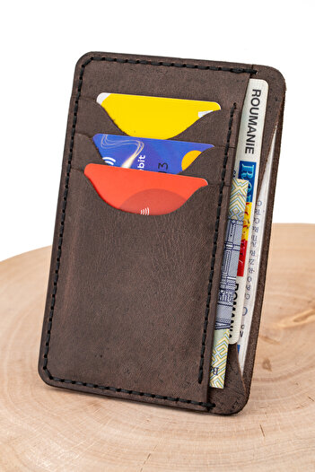 tudorAce Car registration card holder, pull-up genuine leather