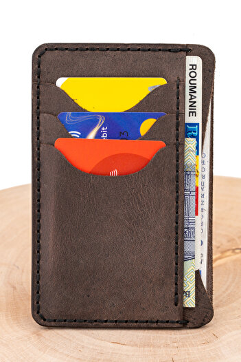 tudorAce Car registration card holder, pull-up genuine leather