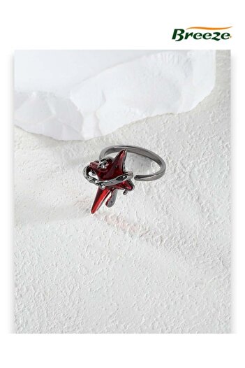 Breeze Women's Retro Rings Punk Niche Fashion Open Rings