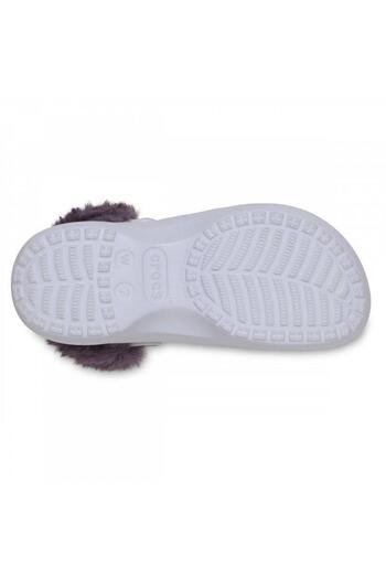 Crocs Classic Platform Fuzz Lined Clog Frosted Grape Terlik 212854-5BO
