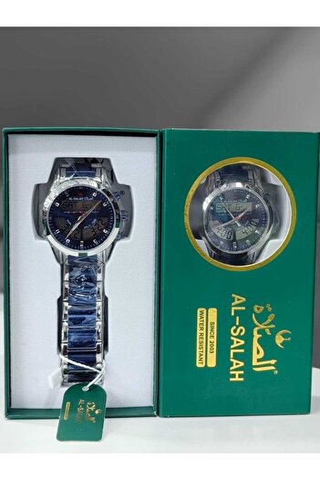 Generic Luxury Prayer Watch Al Salah Blue Edition