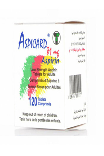 JP ASPICARD 81 MG TABLET 120P