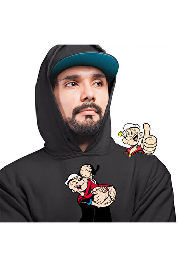 OEM Men's Hoodie Popeye the Sailor Olive Dans Valentines