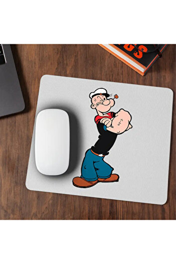 OEM Mousepad Popeye The Sailor Looney Cartoon Fisherman