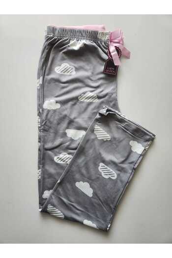 Lady Queen Şardonlu Milan Pajama Bottoms 0013