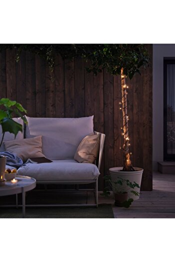 IKEA LED Lighting Chain, Battery-Operated Outdoor, 4.5m