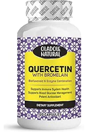 Oladole Natural Quercetin With Bromelain - 120 capsules