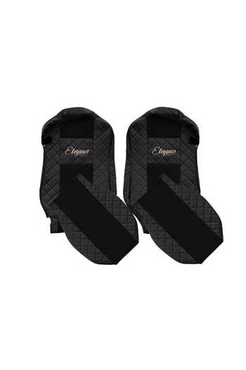 F-CORE Set huse scaun Mercedes MP4 Euro 6 negru