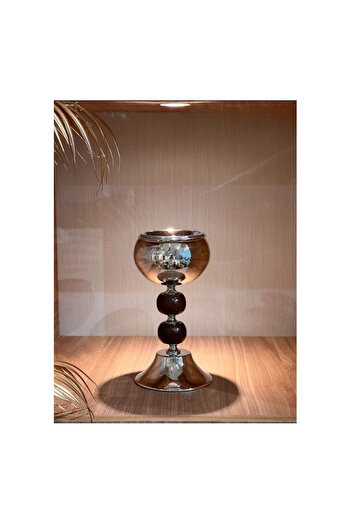 Generic Samar 2 incense burner, silver and wooden