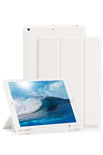 Generic SmartGrist iPad 9th/8th/7th Gen 10.2-Inch Case with Pencil Holder (White)