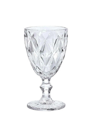 ABYZ Set of 6 Glass Aperitif Glasses with Leg and Elegant Pattern 60 ml Vintage Design Ideal for Liquor