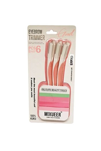 Mixueer 6-piece eyebrow trimmer