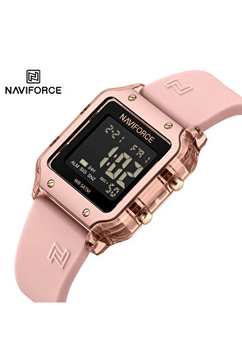 Naviforce 6105 Rose Women's Watch - Digital Display, Sport, Casual, Alarm, 5ATM Water Resistant