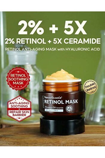 Vibrant Glamour RETINOL MASK 2% Retinol+5X Ceramide
