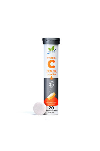 Pioneers Of Medical Life Vitamin C & Zinc Immune Boost Effervescent Tablets - Natural Orange Flavor 1000 mg