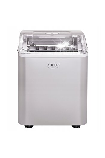 adler AD 8086 Aparat de gheață, 12 kg/24h, 1,5 l, argintiu, 228x320x297 mm