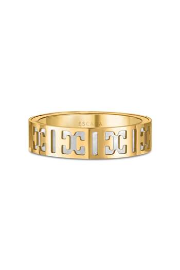 Escada Linda Gold And White Ring For Women 52MM