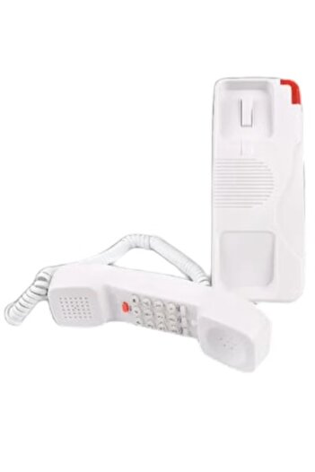 DLC DLC DLC-39098 Desktop and Wall Mount Corded Telephone, White