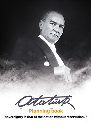 Halk Kitabevi Caiet de planificare Ataturk 128 pagini Gazi Pașa 13,5x19,5cm