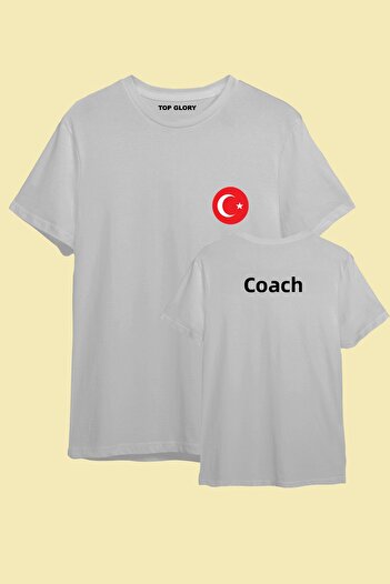 TOP GLORY Αθλητικό μπλουζάκι με στάμπα Coach Αθλητικό μπλουζάκι