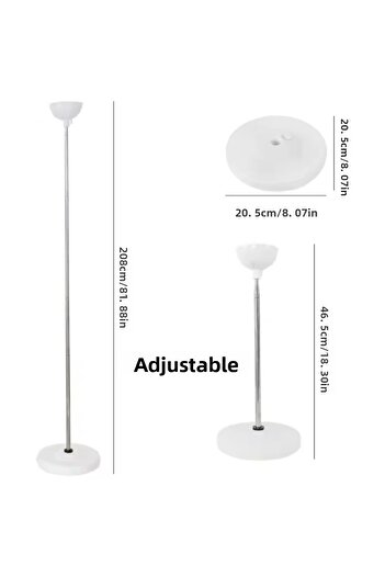 Balon marketi Adjustable Height Balloon Tower Stand with Metal Rod– 210 cm Durable & Stylish Design