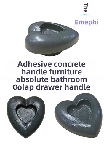 N NOXXO Mâner de beton adeziv lucrat manual Mobilier Bucătărie Baie Dulap Mâner sertar