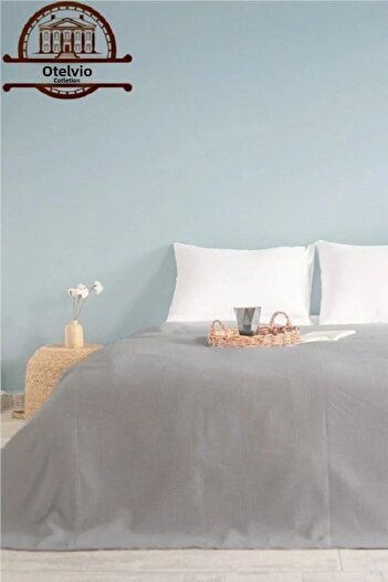 OTELVIO Single Checkerboard Patterned Pique. Checkered Hotel Pique 160X230