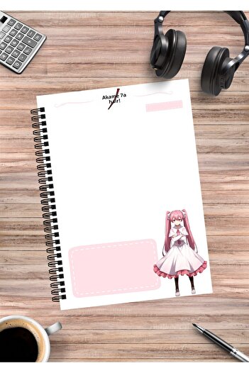 mertfigur Akame Ga Kill Mein Mine Spiral Notebook A5 (50Sheets)