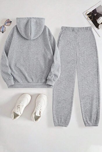 DAXİS Sportwear Company Комплект суичър с качулка и анцуг за джогинг унисекс Panda