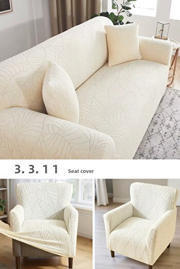 Faiend Jacquard 3 3 1 1 Husă elastică pentru canapea |   Husa scaunului elastic |   Set de huse pentru scaune
