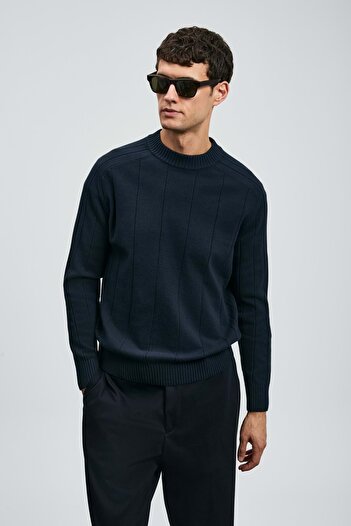 Lufian 112090165 Мъжка суитшърт Grand Kazak NAVY BLUE