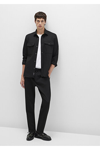 Mavi Black Knitted Trousers 0010513-900