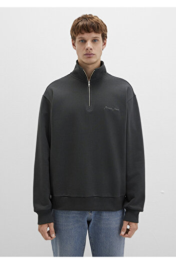 Mavi Jeans Baskılı Antrasit Sweatshirt 0S10555-70092