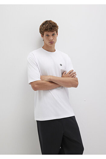 Mavi Μπλουζάκι Pro White Basic Relaxed Fit / Άνετο κόψιμο 0613090-620