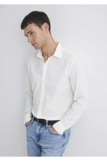 Mavi Ecru πουκάμισο Regular Fit / Κανονική κοπή 0211623-70057