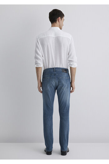 Mavi Marcus Lux Black Puslu İndigo Mavisi Jean Pantolon 0035189560