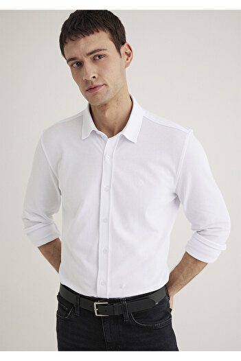 Mavi Cămașă albă Slim Fit / Slim Fit 0211583 -620