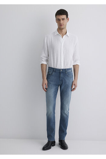Mavi Marcus Lux Black Puslu İndigo Mavisi Jean Pantolon 0035189560