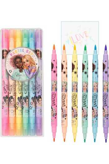 Top Model Pastel Colored Double Ended Felt TOPModel Pens - 12188_A1