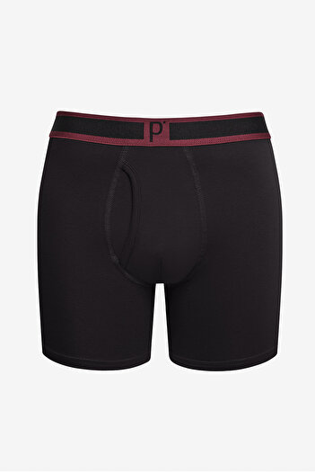 Penti Erkek Pamuklu 3lü Siyah Çok Renkli Boxer
