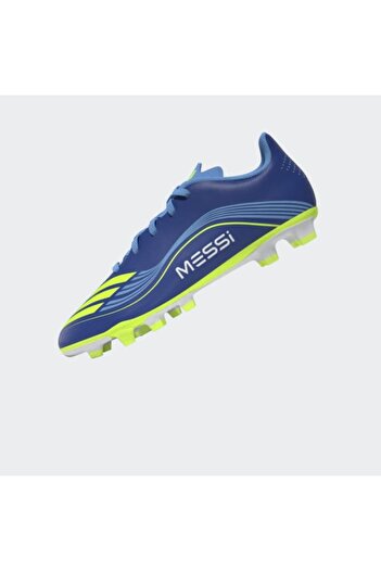 adidas F50 Messi Club Firm-Multi Ground Erkek Mavi Çim Saha Kramponu