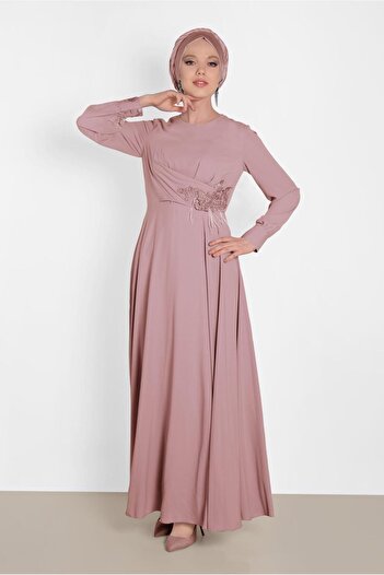 Alvina Güpür Detailed Dress 4433