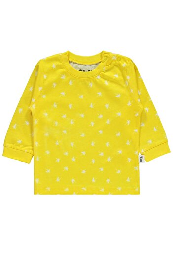 Civil Baby Palmiye Emprime 6-18 Ay Erkek Pijama Takım - Sarı 18-24 Ay