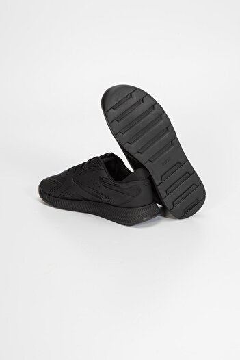 BOSS Erkek Sentetik Kumaş Rahat Günlük Siyah Sneaker 50493215-005