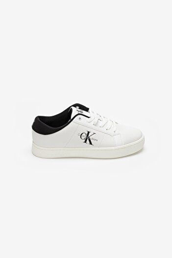 Calvin Klein Classic Cupsole Erkek Beyaz Spor Ayakkabı (YM0YM00864-01W)